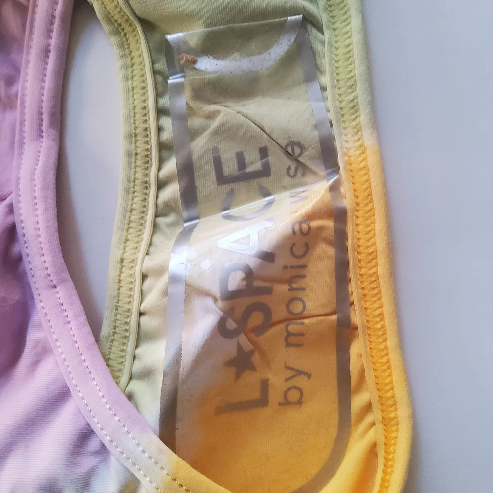 NWT L*Space Frenchi High Waist Tie Dye Bikini Bottom - XS​